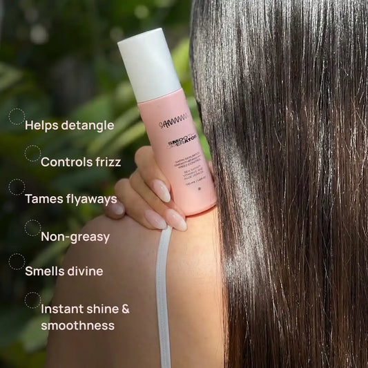 SMOOTH OPERATOR: Satin serum for smoothening and frizz control