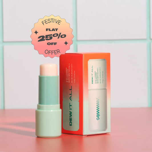 DEW IT ALL: 3-in-1 Primer & Sunstick with SPF 50 PA ++