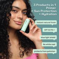 DEW IT ALL: 3-in-1 Moisturizer & Primer Stick with SPF 50 PA ++