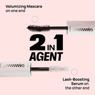 DOUBLE TAKE: Lash Boosting Care Serum + Volumizing Mascara