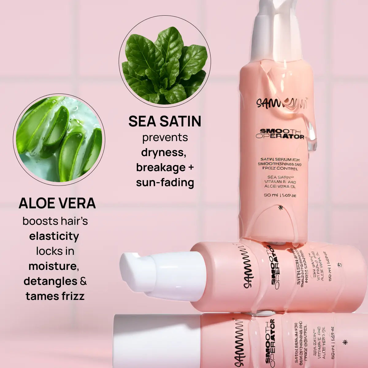 SMOOTH OPERATOR: Satin serum for smoothening  and frizz control