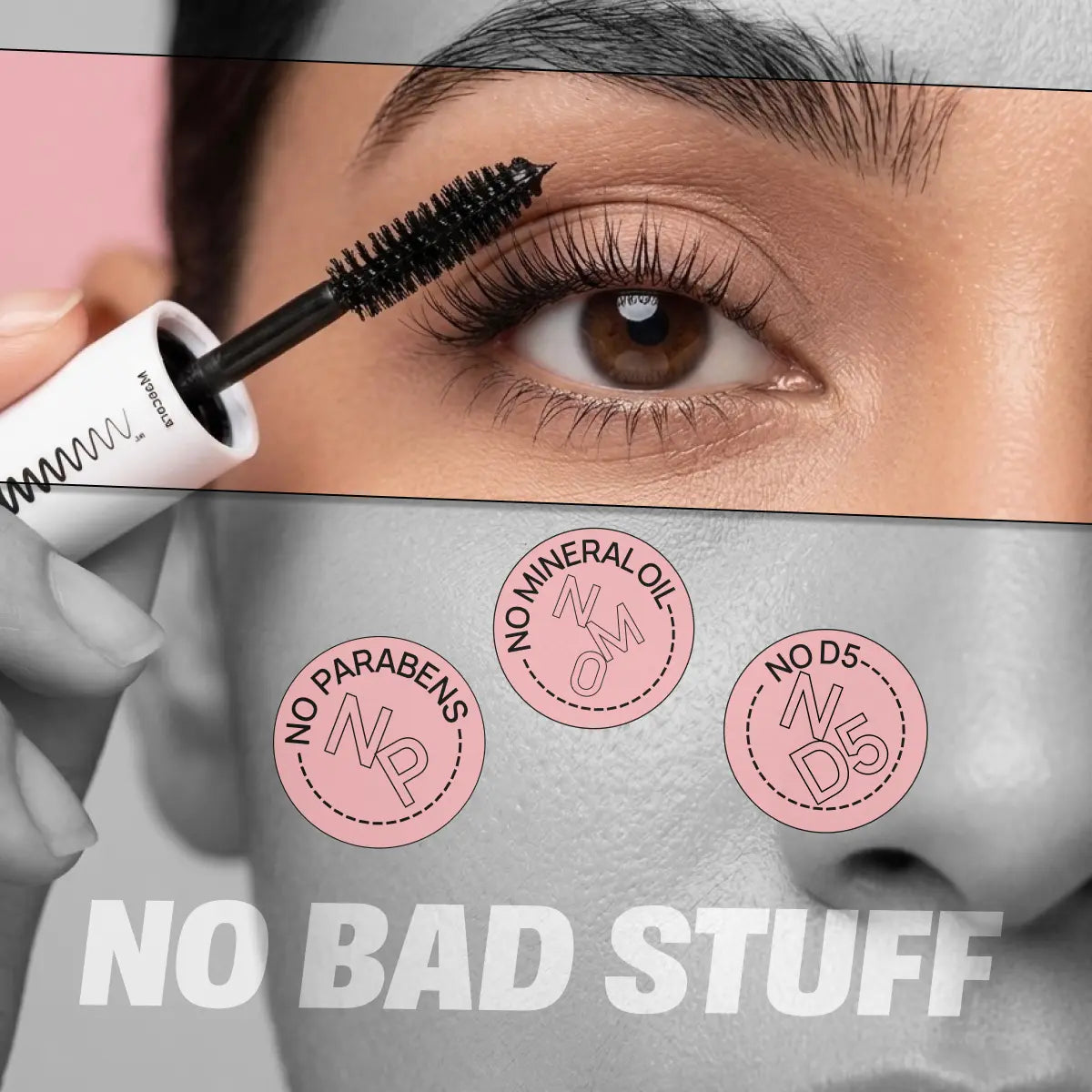 DOUBLE TAKE Lash Boosting Care Serum + Volumizing Masca