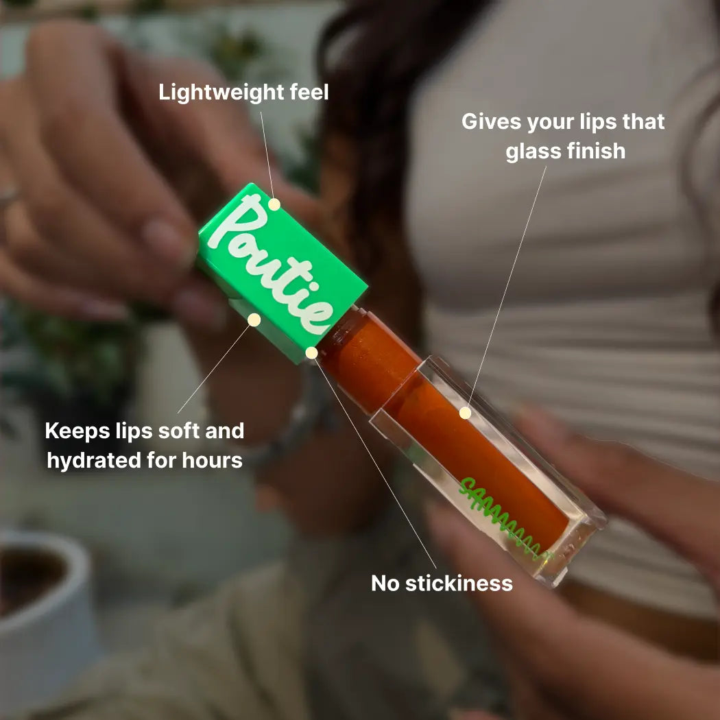 POUTIE: Glass shine lip gloss