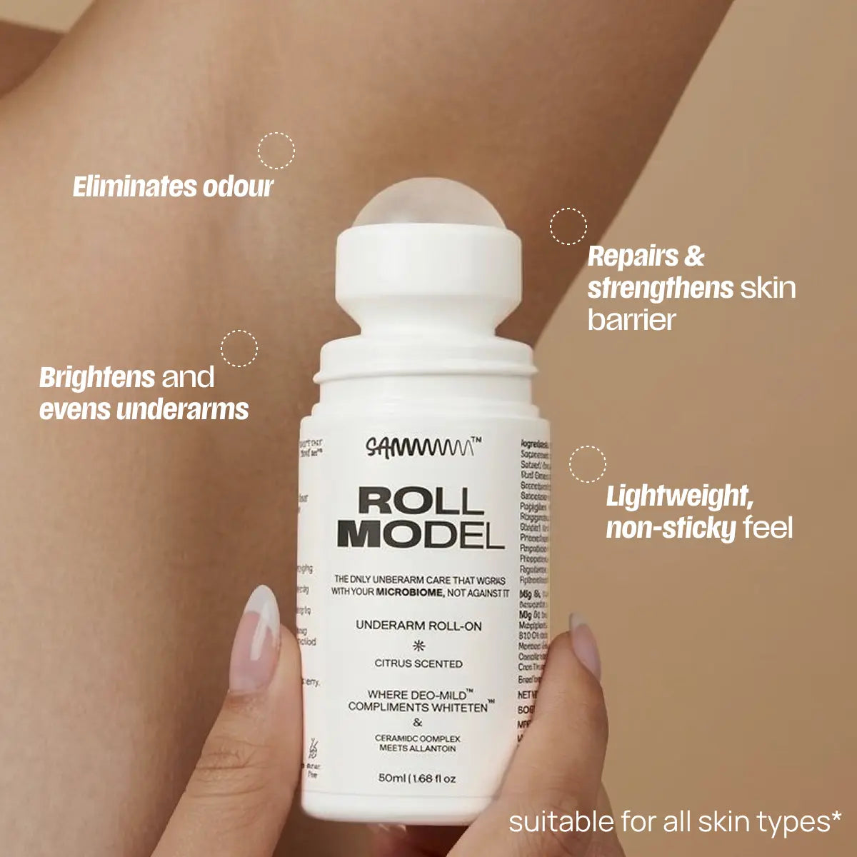 View details for ROLL MODEL: Underarm Roll On Unscented Deodorant ROLL MODEL: Underarm Roll On Unscented Deodorant