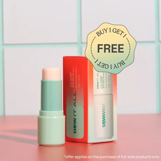 DEW IT ALL: 3-in-1 Primer & Sunstick with SPF 50 PA ++