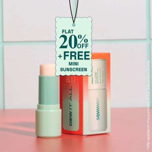DEW IT ALL: 3-in-1 Primer & Sunstick with SPF 50 PA ++