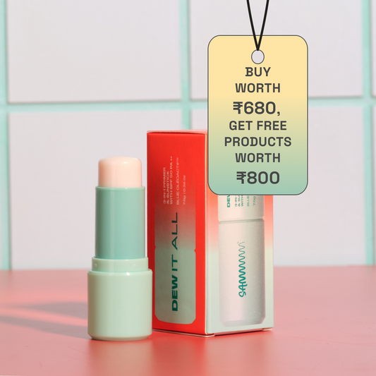 DEW IT ALL: 3-in-1 Primer & Sunstick with SPF 50 PA ++