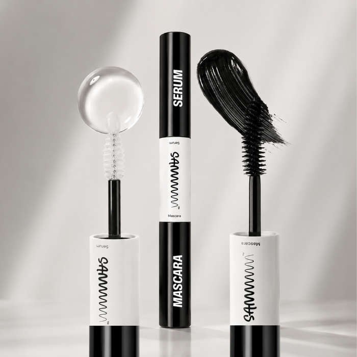 DOUBLE TAKE: Lash Boosting Care Serum + Volumizing Mascara