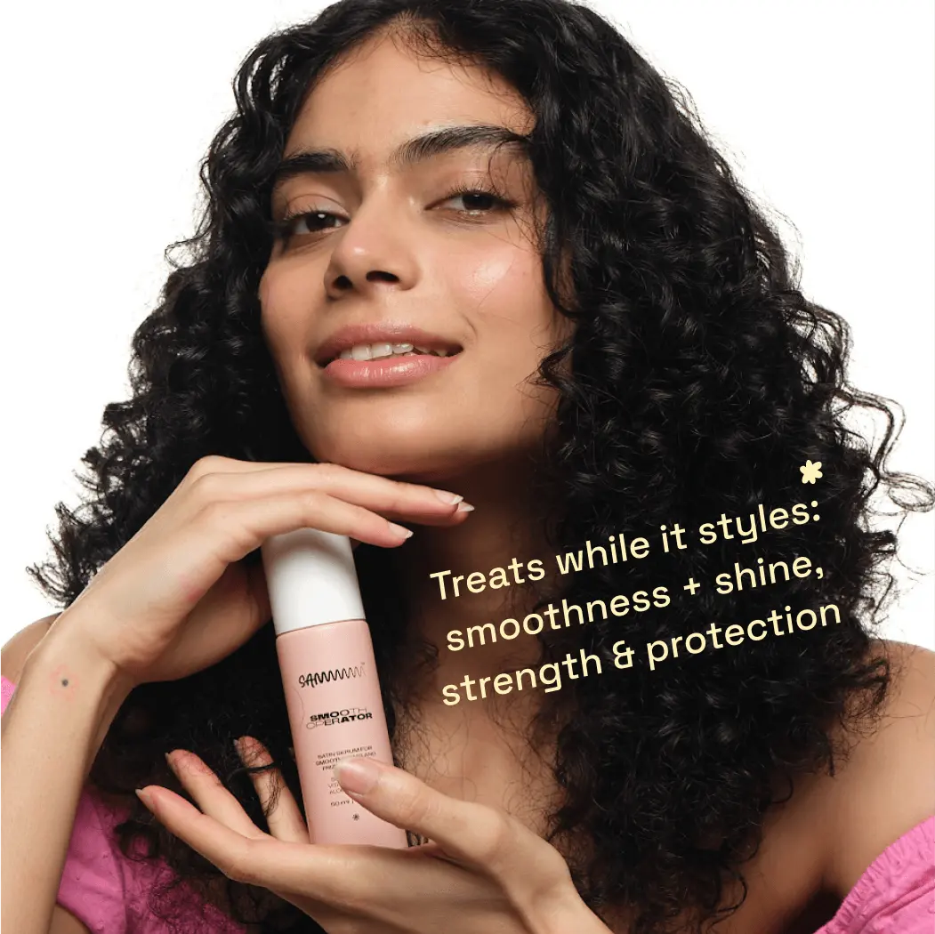 SMOOTH OPERATOR: Satin serum for smoothening and frizz control