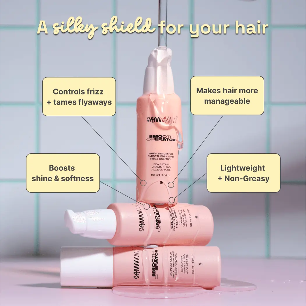 SMOOTH OPERATOR: Satin serum for smoothening and frizz control